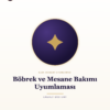 Böbrek ve Mesane Bakımı Uyumlaması